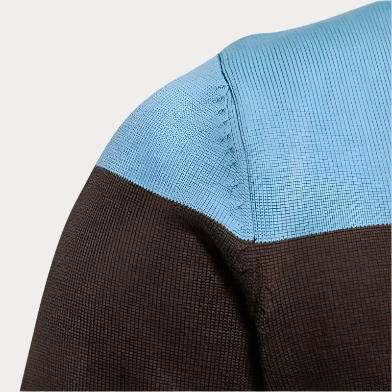 Elarova | Herren Strickjacke mit Reißverschluss