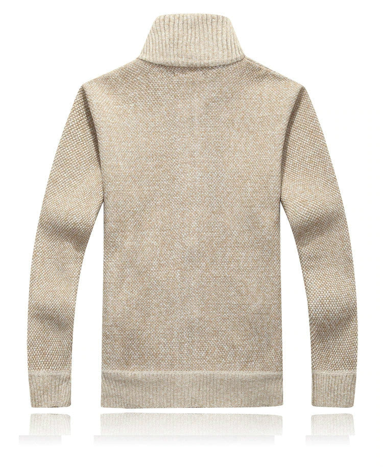 Elarova | Herren-Strickjacke mit Reißverschluss