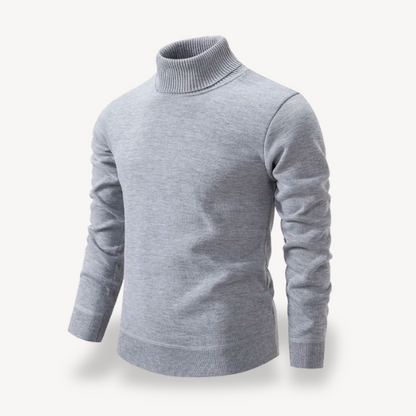 Elarova | Herren-Strickpullover mit Rollkragen