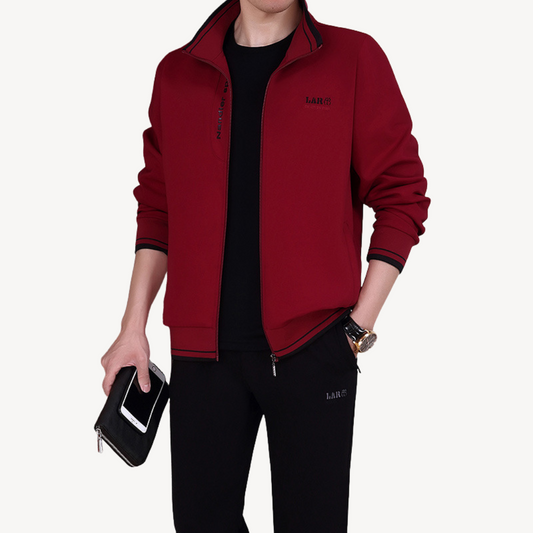 Elarova | Herren-Trainingsanzug-Set mit Reißverschluss