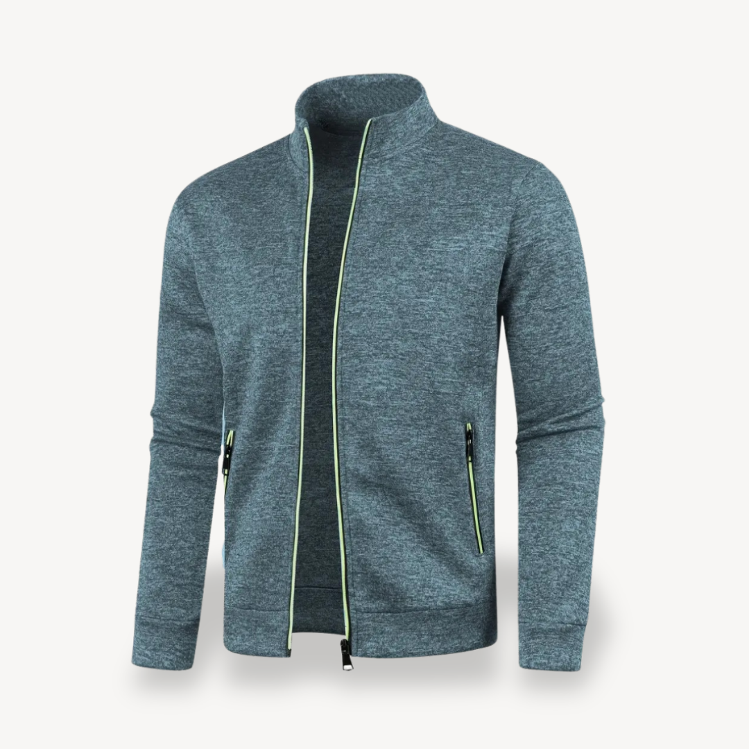 Elarova | Herren-Trainingsjacke mit Reißverschluss