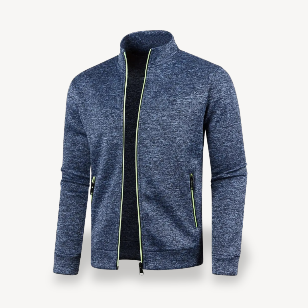 Elarova | Herren-Trainingsjacke mit Reißverschluss