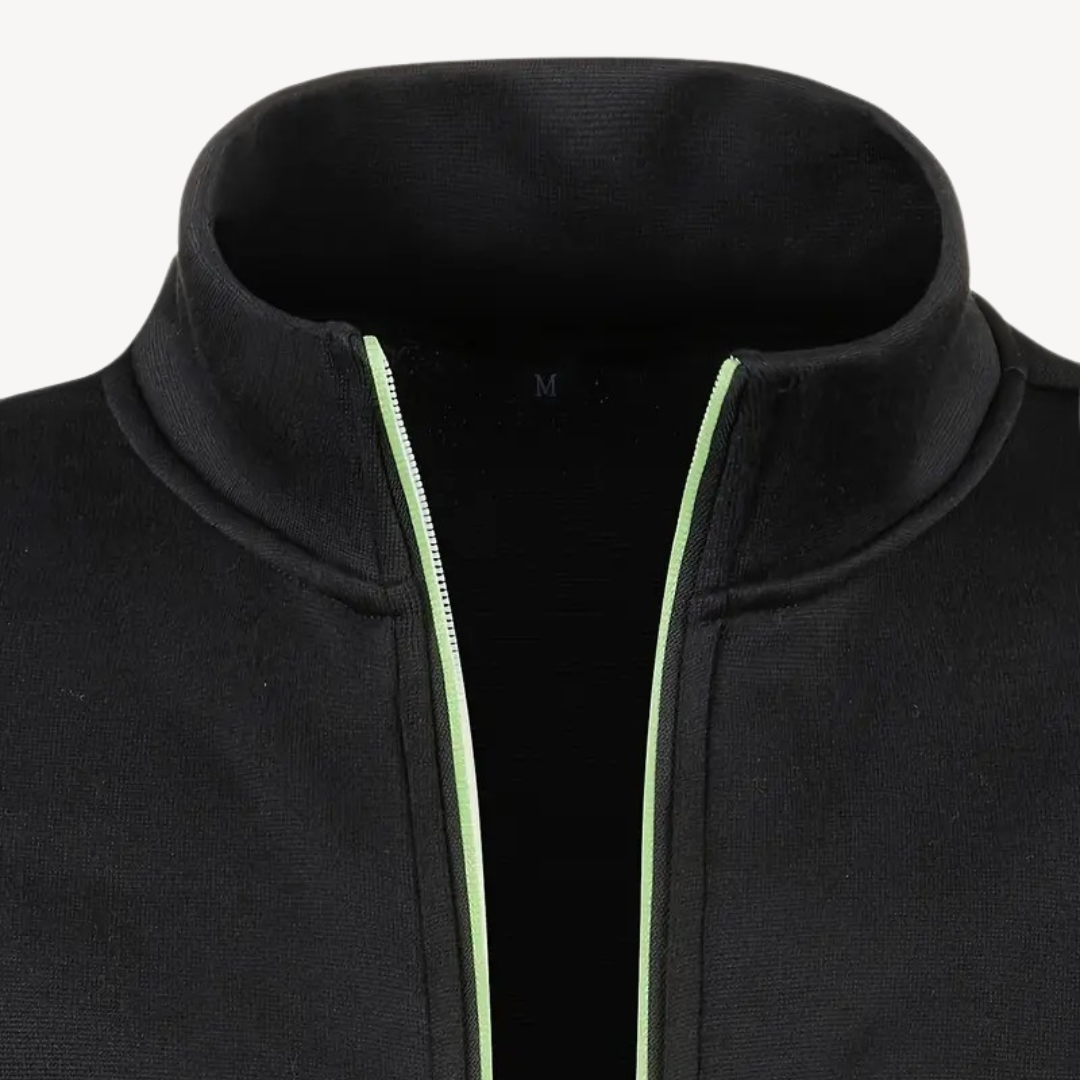 Elarova | Herren-Trainingsjacke mit Reißverschluss