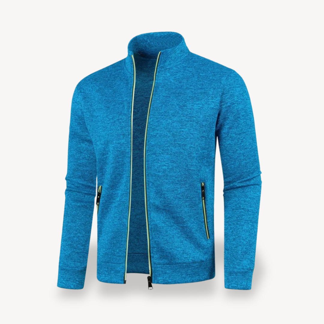 Elarova | Herren-Trainingsjacke mit Reißverschluss
