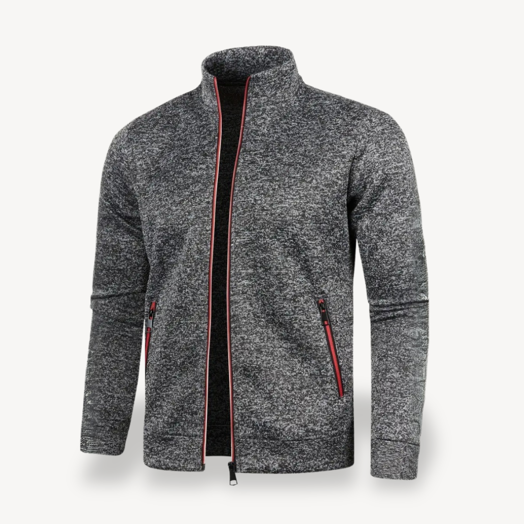 Elarova | Herren-Trainingsjacke mit Reißverschluss