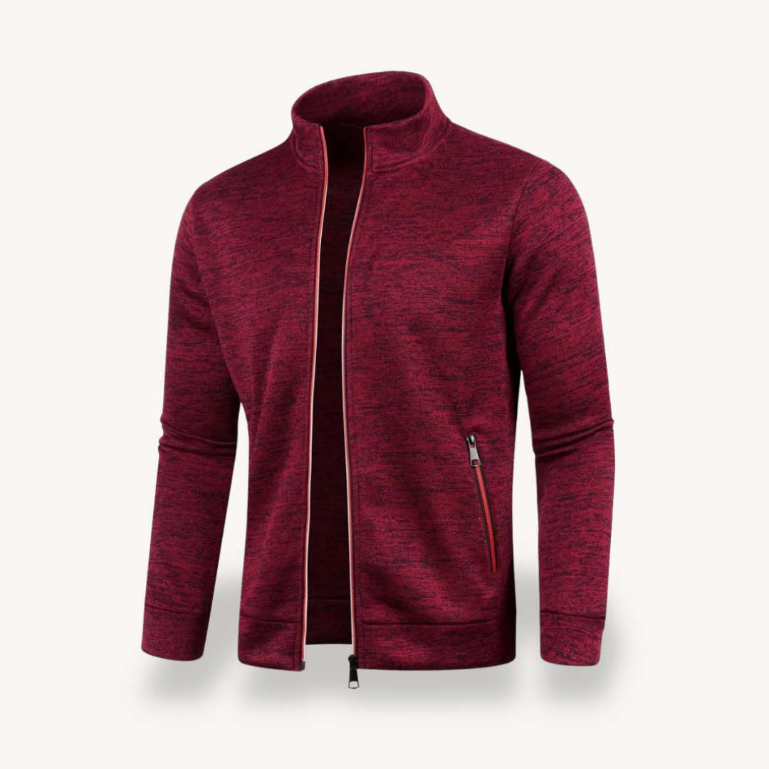 Elarova | Herren-Trainingsjacke mit Reißverschluss