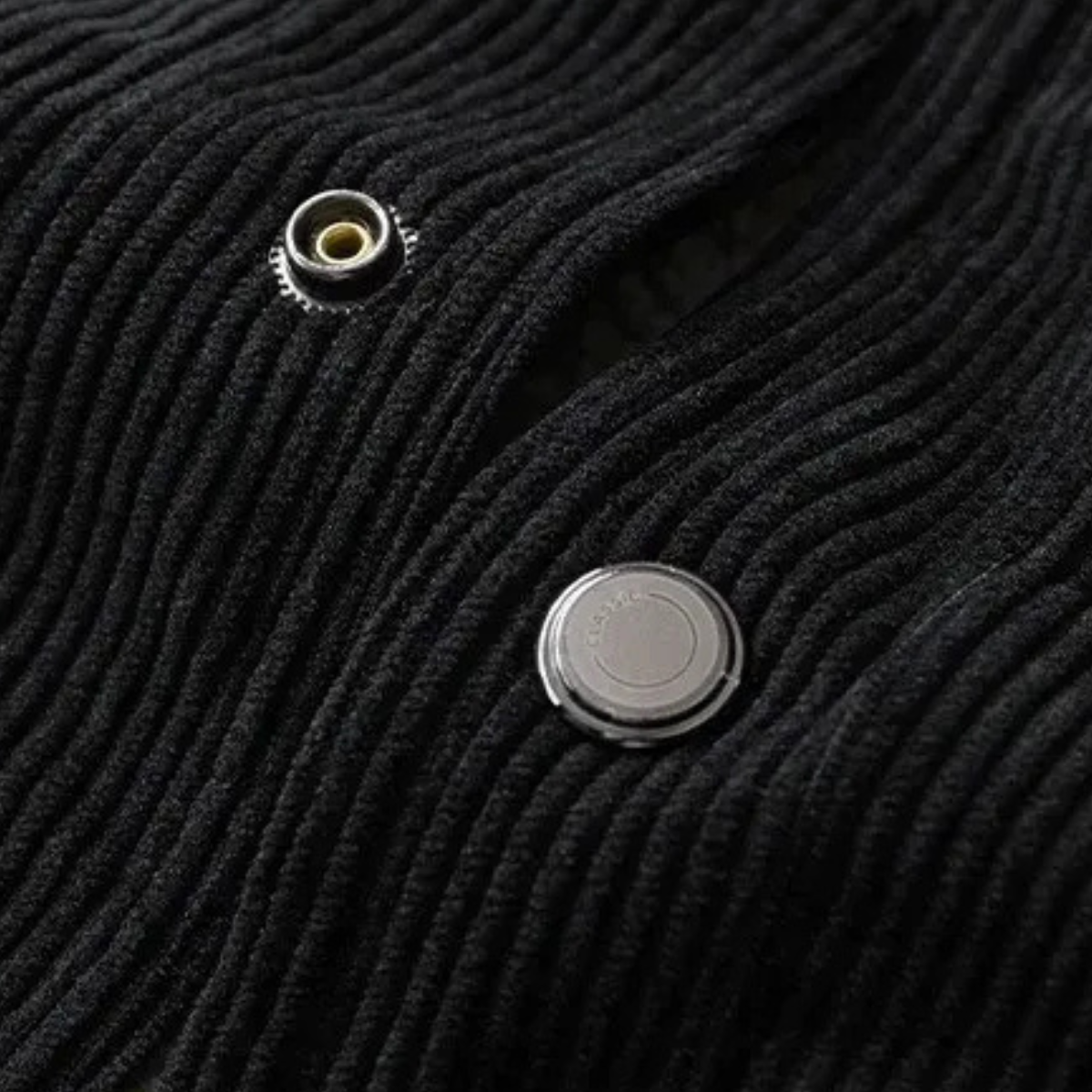 Elarova | Herren-Truckerjacke aus Cord mit Futter aus Kunstfell