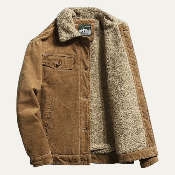 Elarova | Herren-Truckerjacke aus Cord