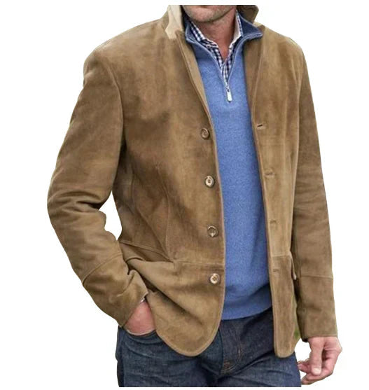 Elarova | Herren Vintage Button-Down-Jacke