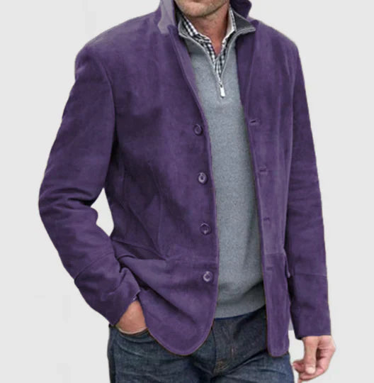 Elarova | Herren Vintage Button-Down-Jacke