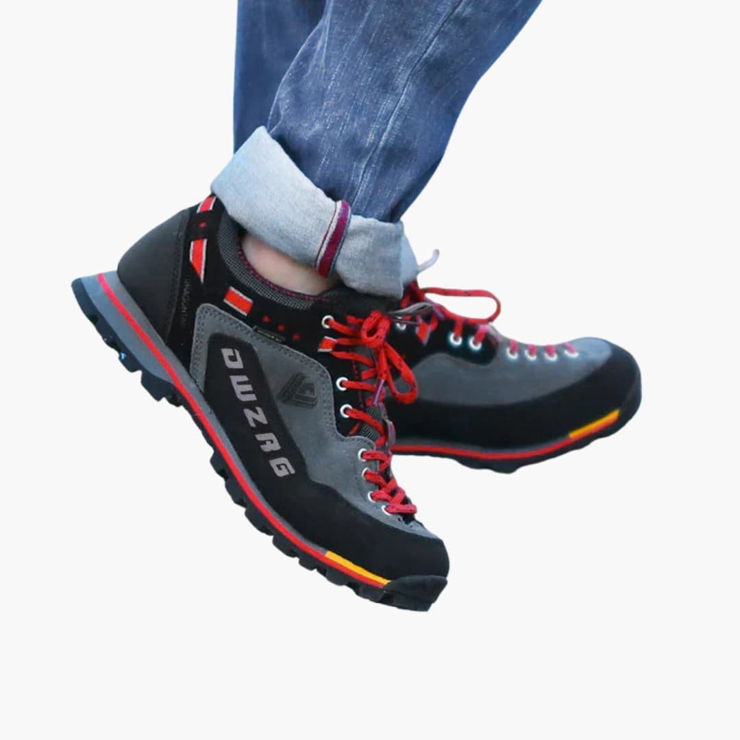 Elarova | Herren-Wanderschuhe mit Schnürverschluss und strukturierter Außensohle