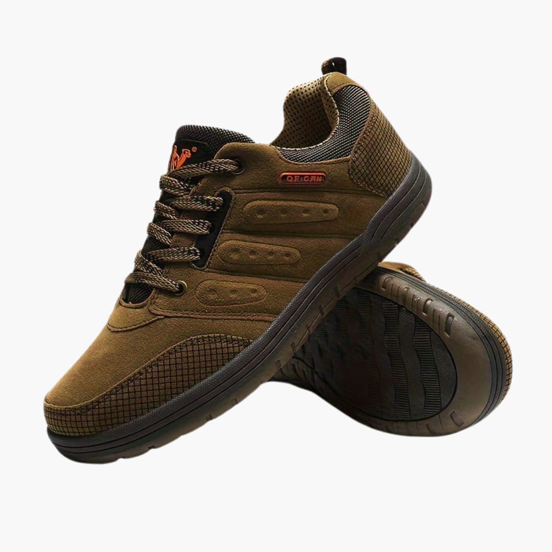 Elarova | Herren-Wanderschuhe mit Schnürverschluss und strukturierter Außensohle