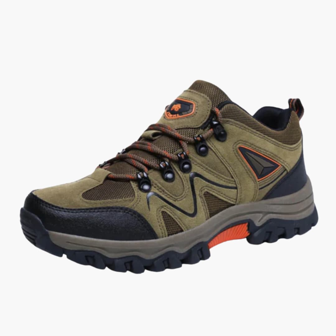 Elarova | Herren-Wanderschuhe mit Schnürverschluss und strukturierter Außensohle