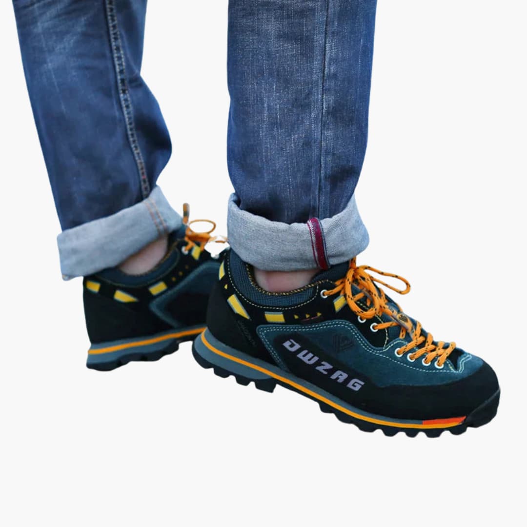 Elarova | Herren-Wanderschuhe mit Schnürverschluss und strukturierter Außensohle
