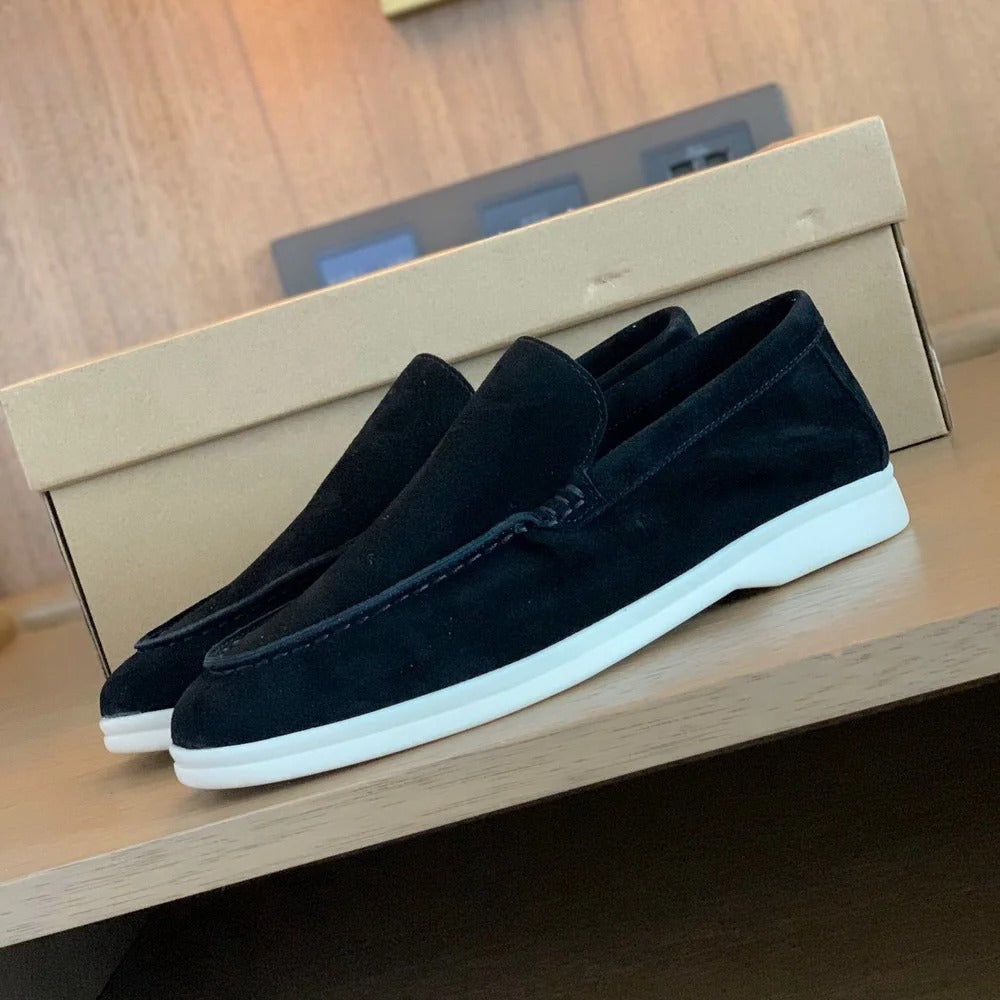 Elarova | Herren Wildleder Slipper