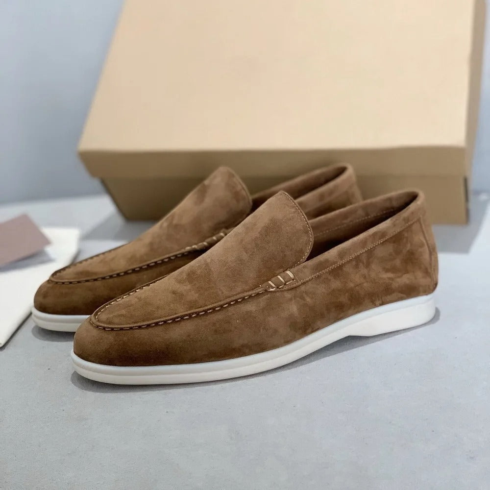 Elarova | Herren Wildleder Slipper