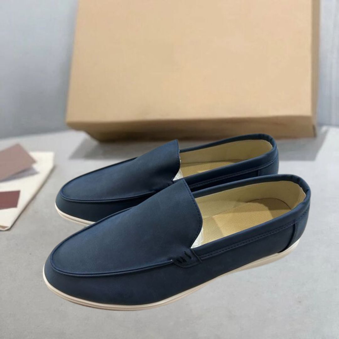Elarova | Herren Wildleder Slipper