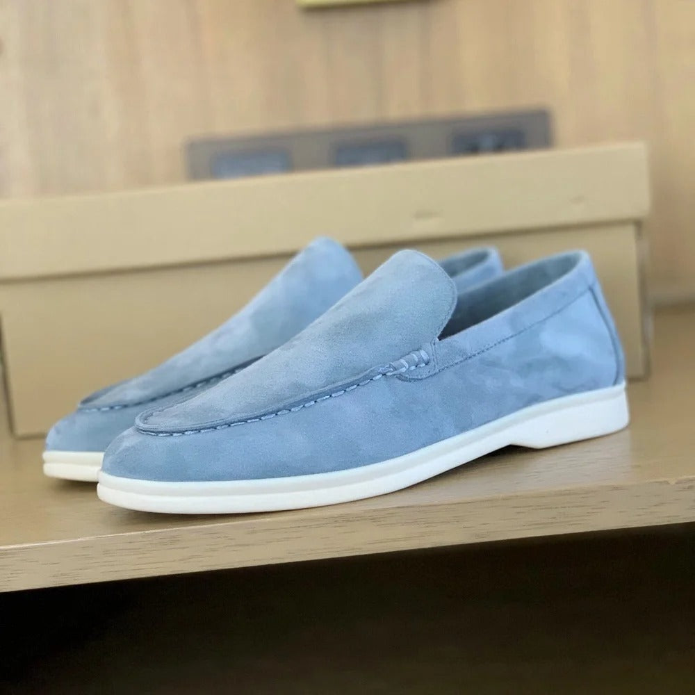 Elarova | Herren Wildleder Slipper