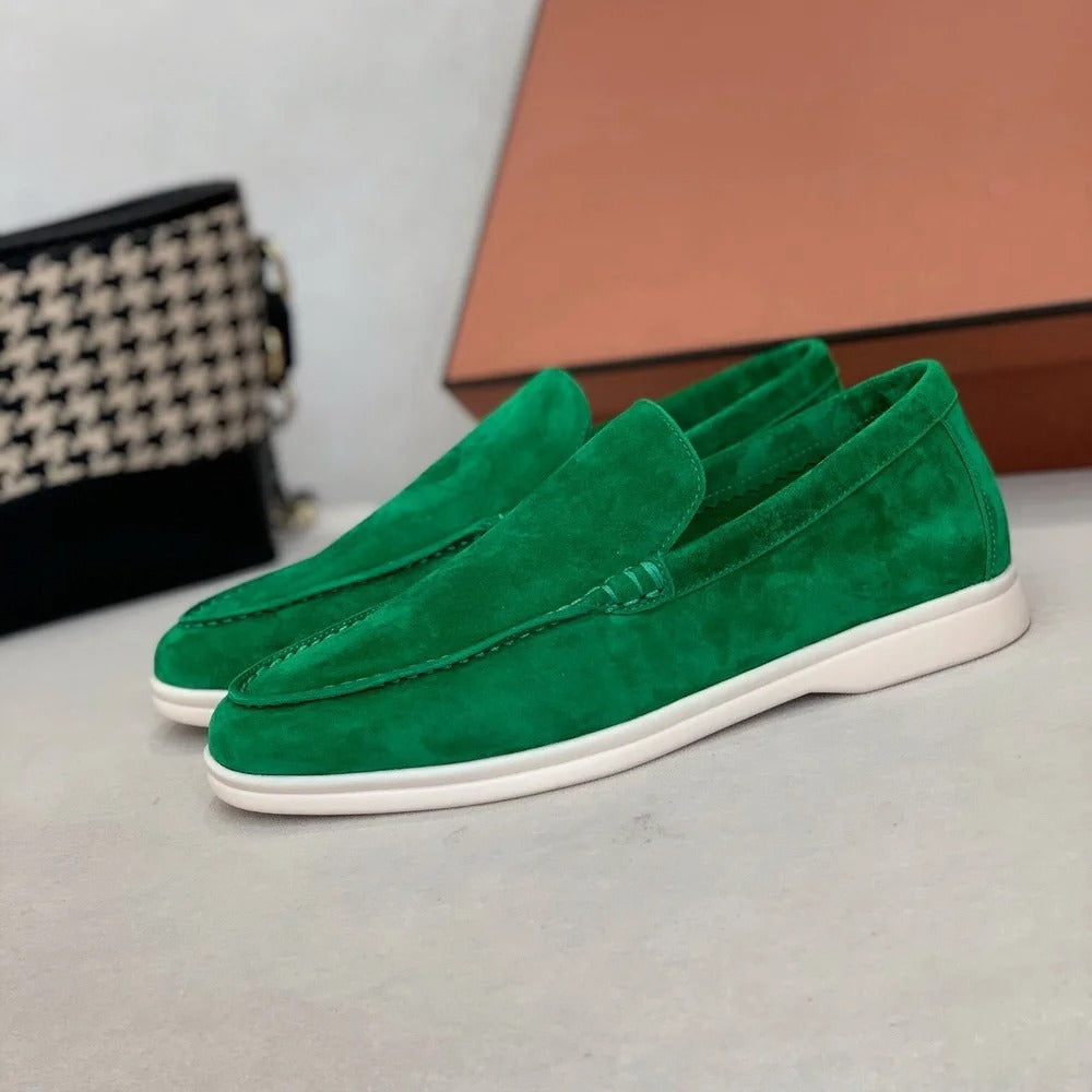 Elarova | Herren Wildleder Slipper