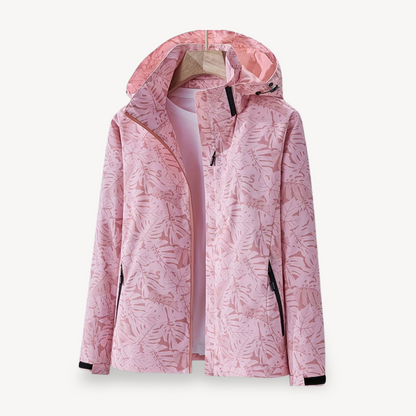 Elarova | Herren-Windjacke mit Blumendruck