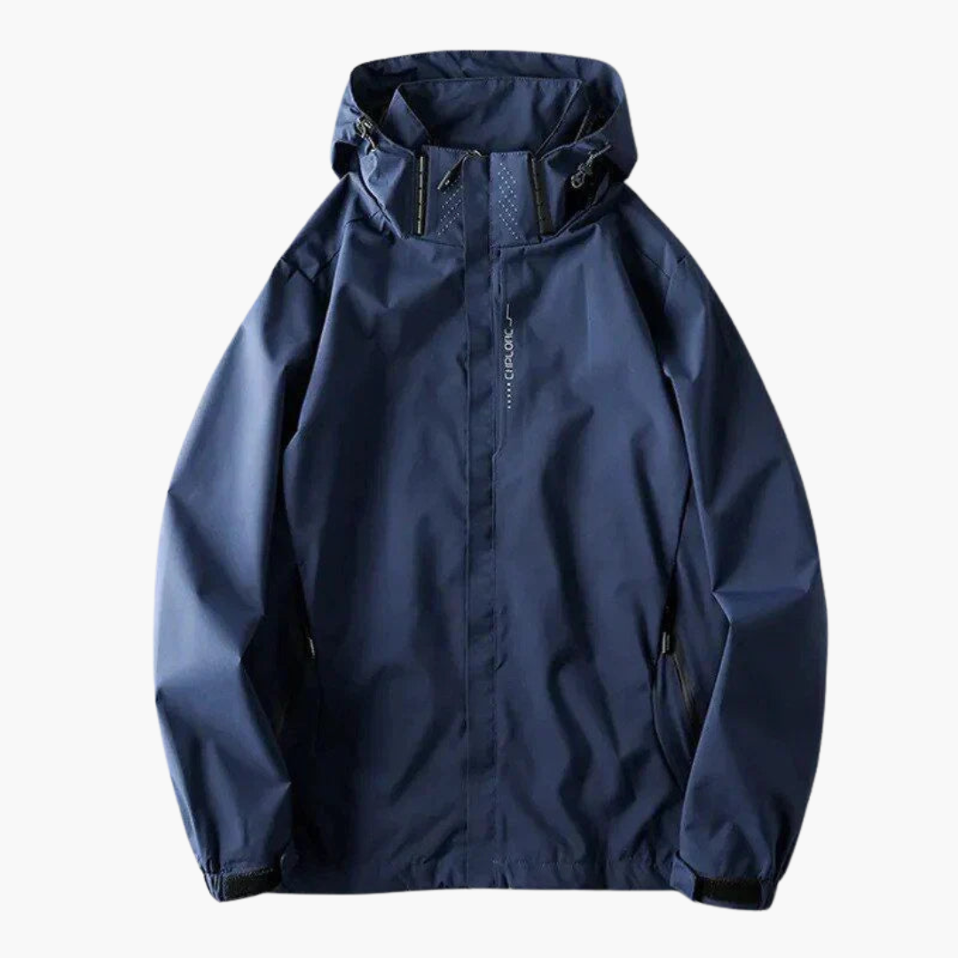 Elarova | Herren Windjacke mit Kapuze und Reißverschluss