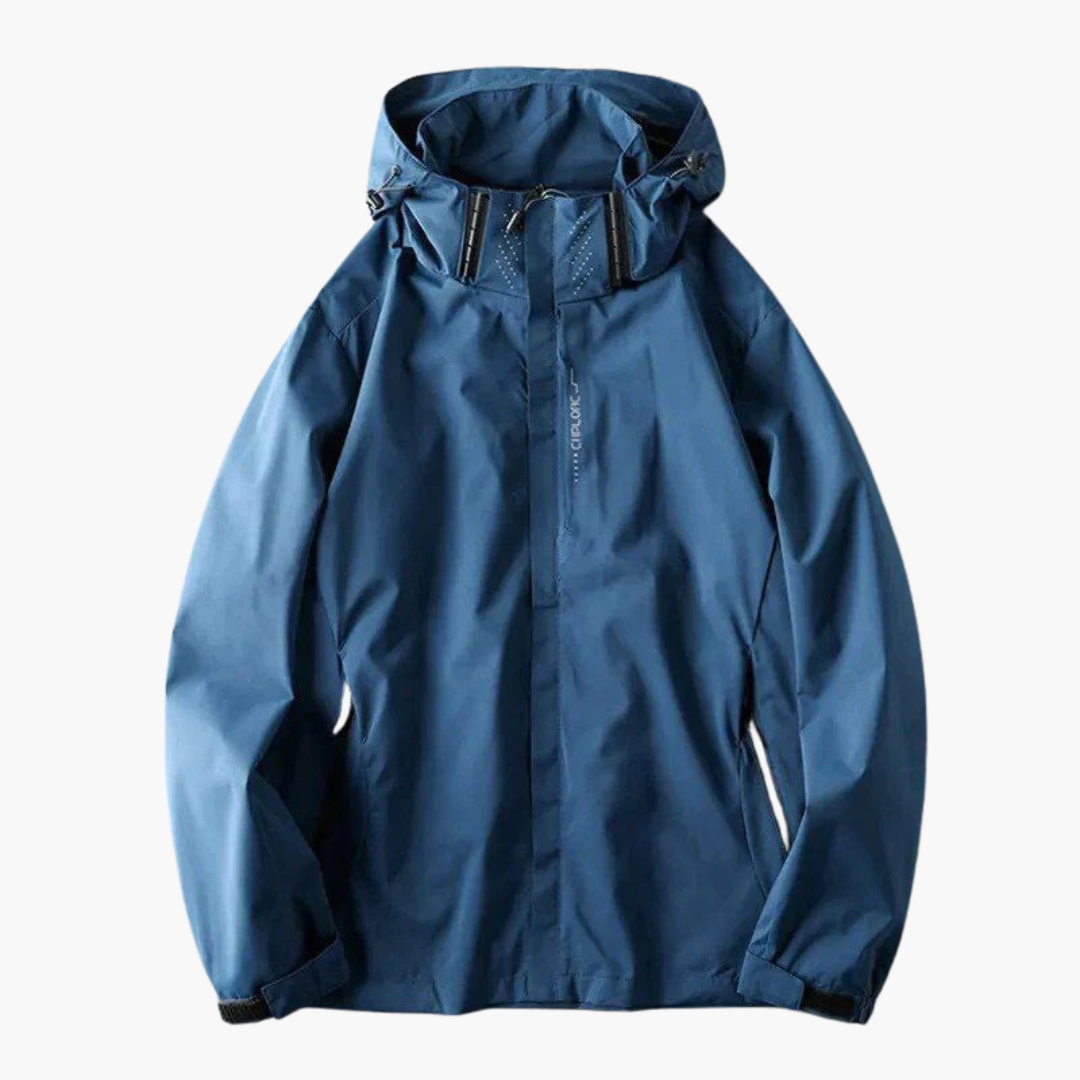 Elarova | Herren Windjacke mit Kapuze und Reißverschluss