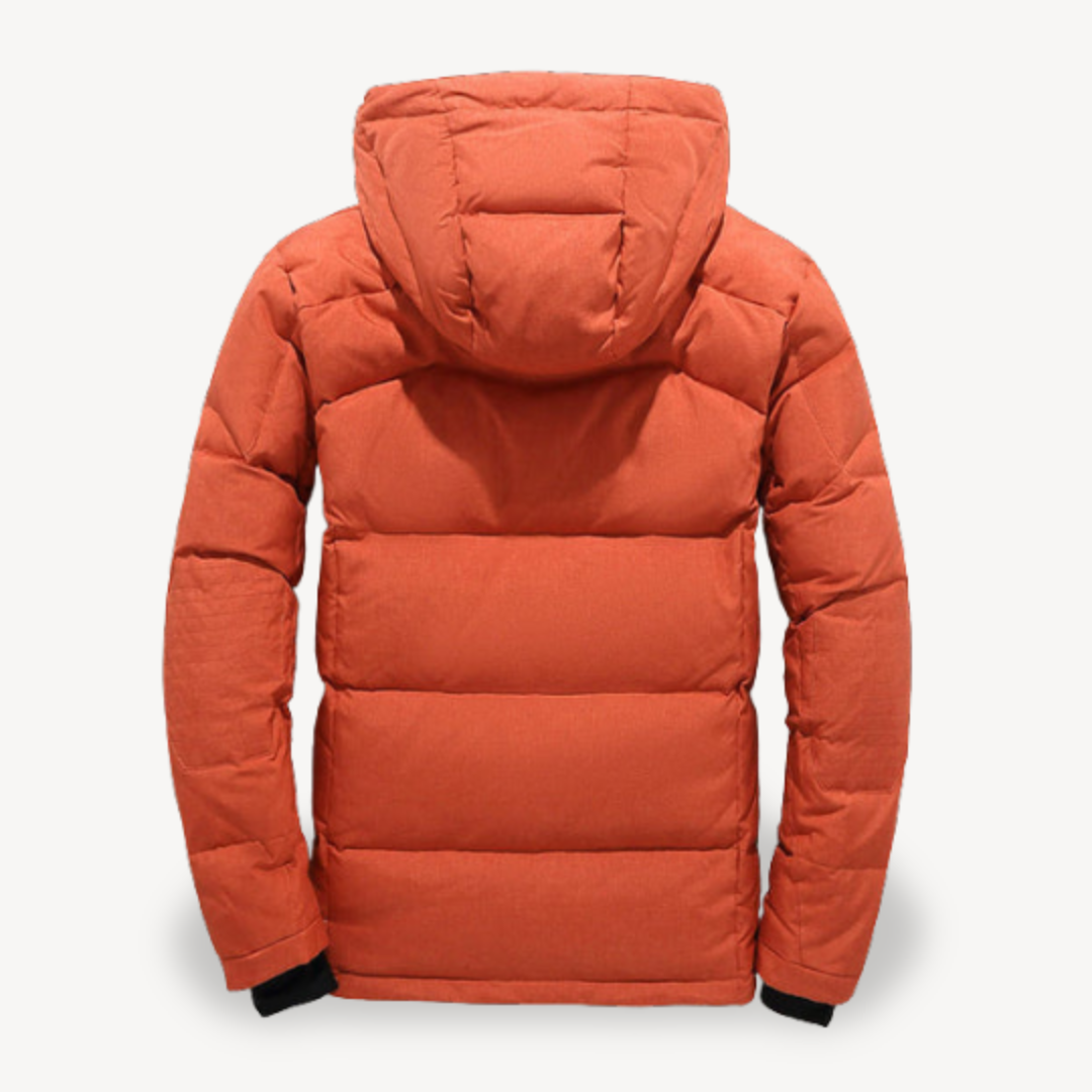 Elarova | Herren Winter Pufferjacke mit Kapuze
