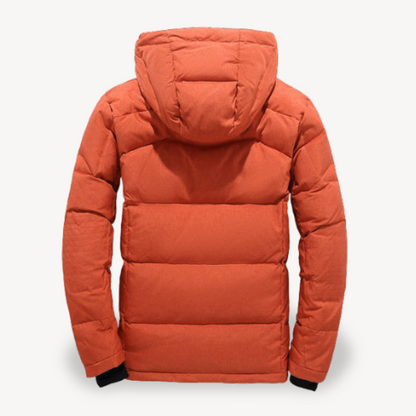 Elarova | Herren Winter Pufferjacke mit Kapuze