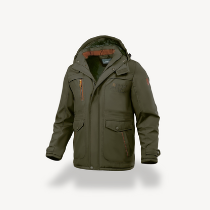 Elarova | Herren Winterjacke mit Kapuze