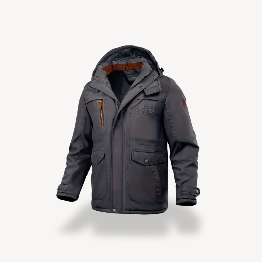 Elarova | Herren Winterjacke mit Kapuze