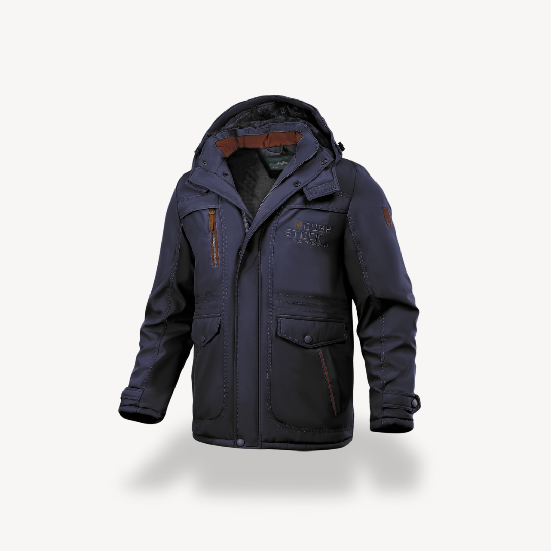 Elarova | Herren Winterjacke mit Kapuze