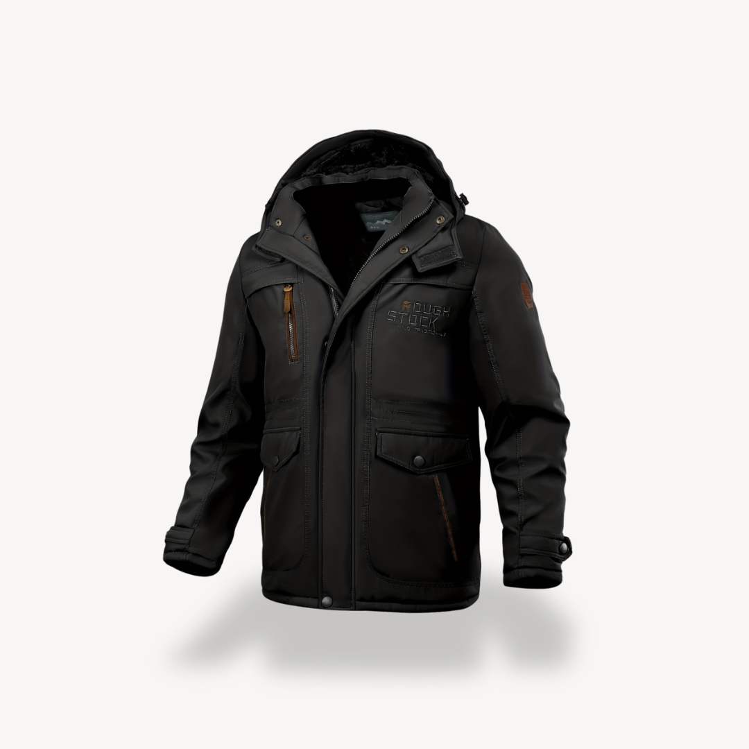 Elarova | Herren Winterjacke mit Kapuze