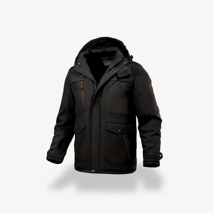 Elarova | Herren Winterjacke mit Kapuze