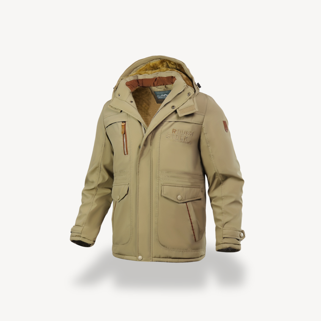 Elarova | Herren Winterjacke mit Kapuze