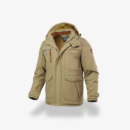 Elarova | Herren Winterjacke mit Kapuze