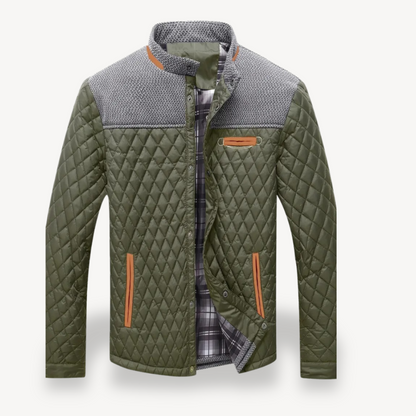 Elarova | Herren-Winterjacke mit Sherpa-Futter