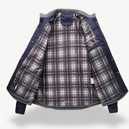 Elarova | Herren-Winterjacke mit Sherpa-Futter