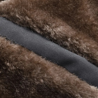 Elarova | Herren-Winterjacke mit Sherpa-Futter