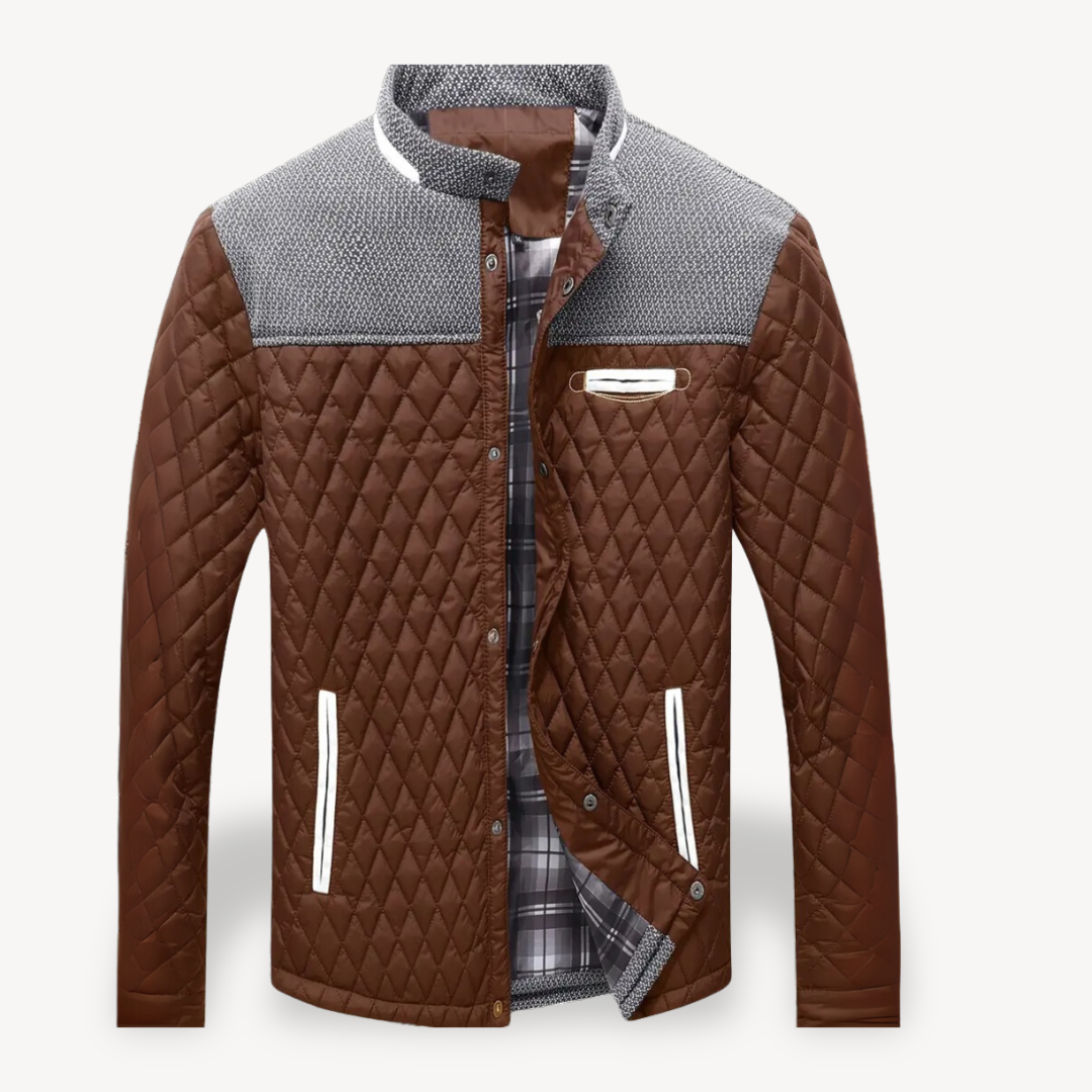 Elarova | Herren-Winterjacke mit Sherpa-Futter
