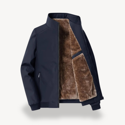 Elarova | Herren-Winterjacke mit Sherpa-Futter