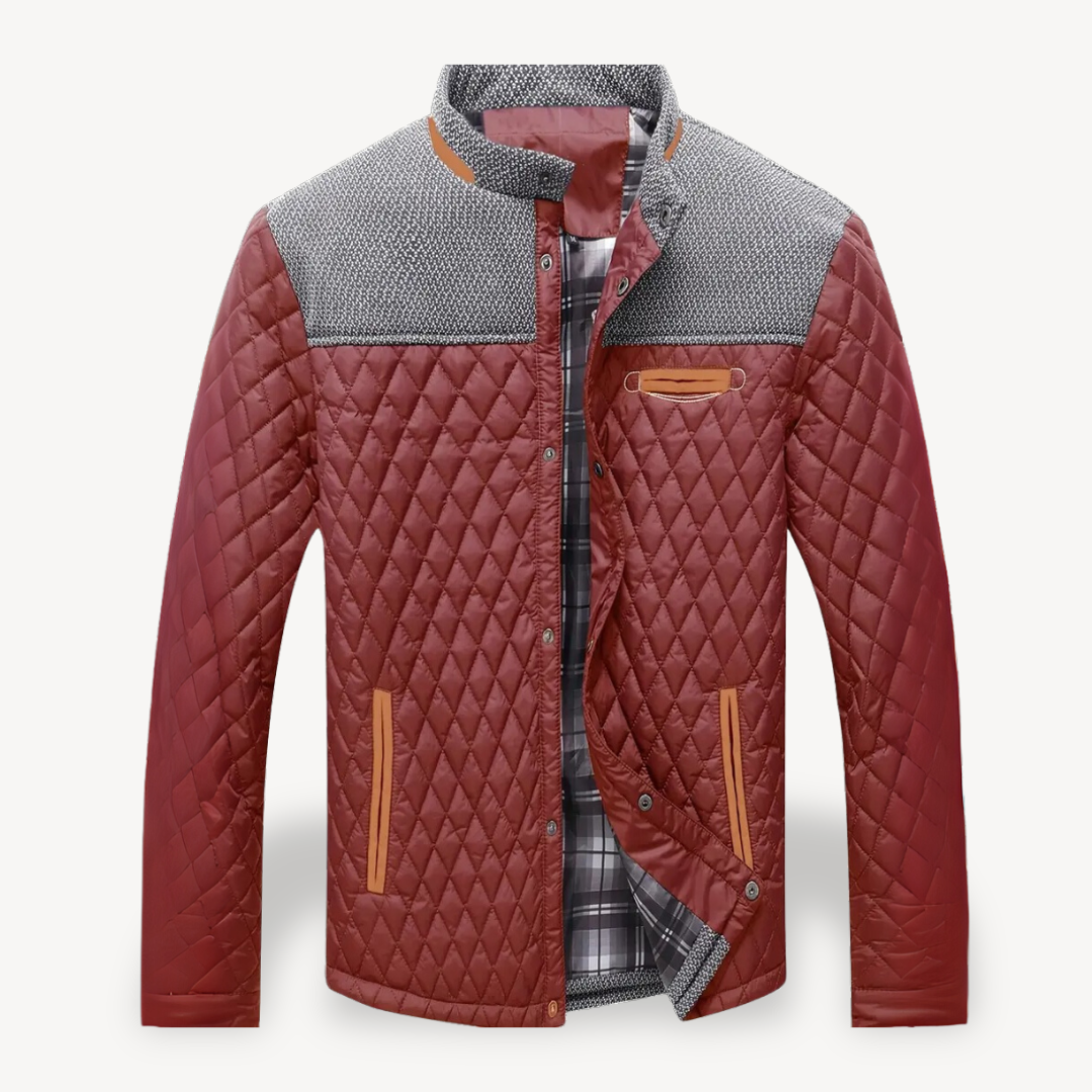Elarova | Herren-Winterjacke mit Sherpa-Futter