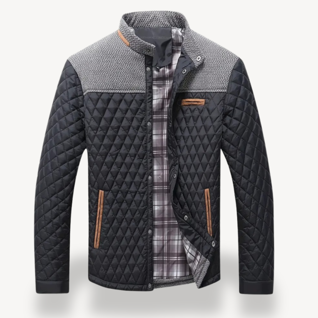 Elarova | Herren-Winterjacke mit Sherpa-Futter