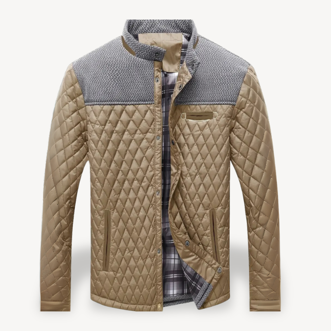 Elarova | Herren-Winterjacke mit Sherpa-Futter