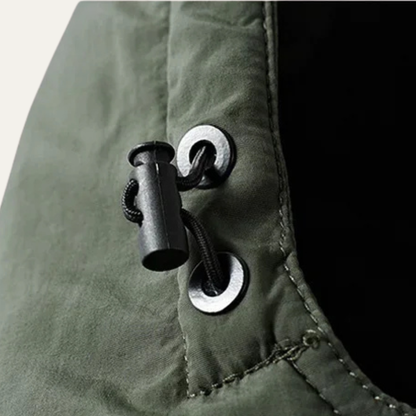 Elarova | Herren Winterparka mit Fleecefutter und Kapuze