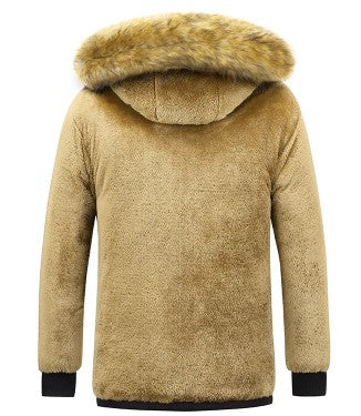 Elarova | Herren-Winterparka mit abnehmbarer Kapuze