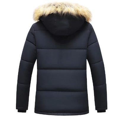 Elarova | Herren-Winterparka mit abnehmbarer Kapuze