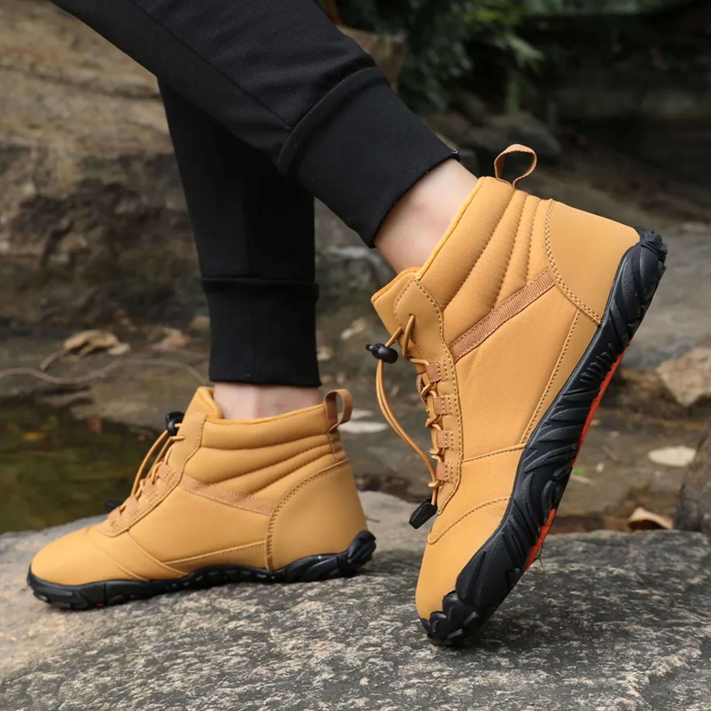 Elarova | Herren Winterschuhe Barfußdesign Wasserfest & Warm