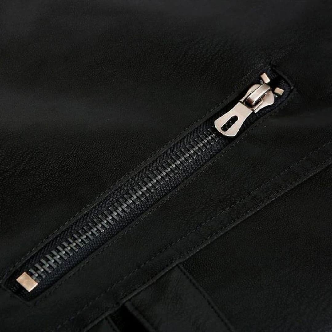 Elarova | Herren-Zip-Jacke mit gesteppten Ärmeln und Kontraststreifen