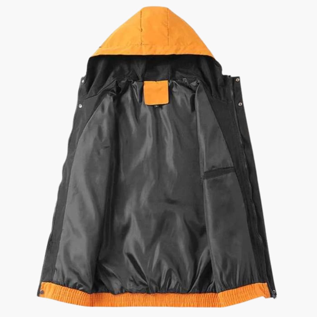 Elarova | Herren jacke mit Kapuze und mehreren Taschen