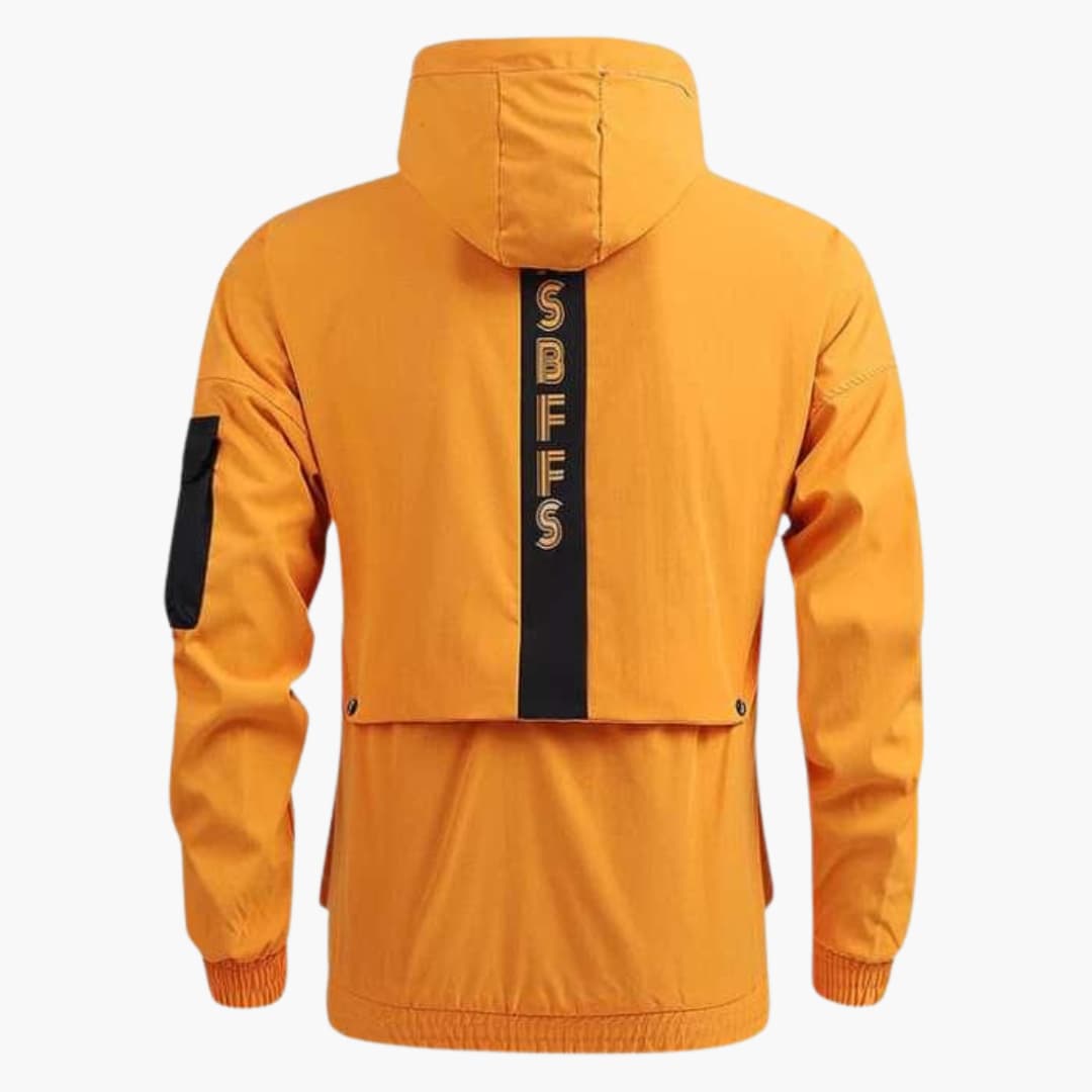 Elarova | Herren jacke mit Kapuze und mehreren Taschen